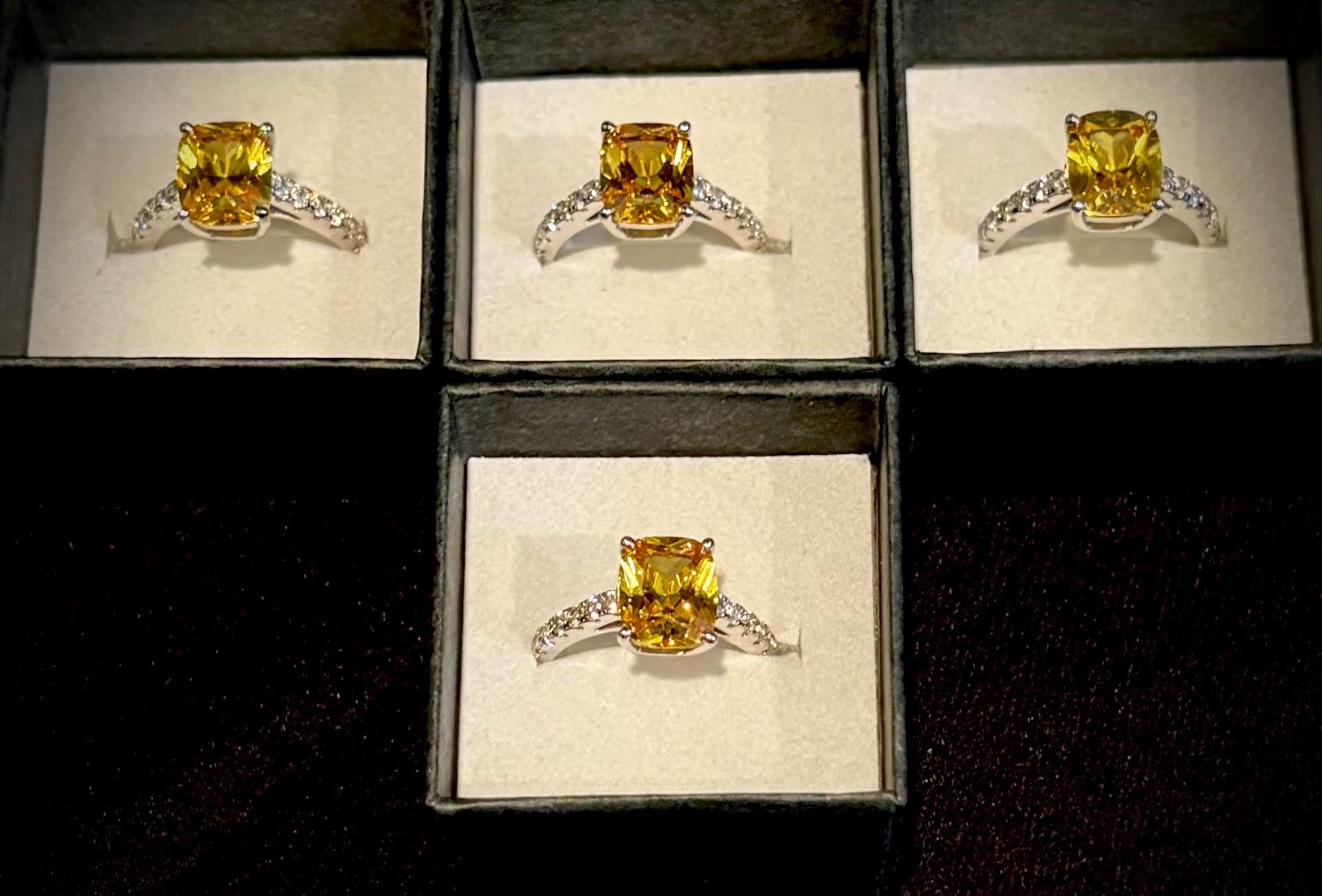 925 Silver Moissanite Ring