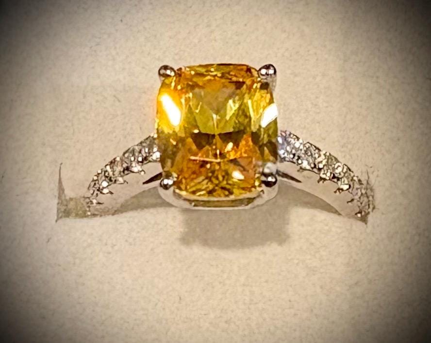 925 Silver Moissanite Ring