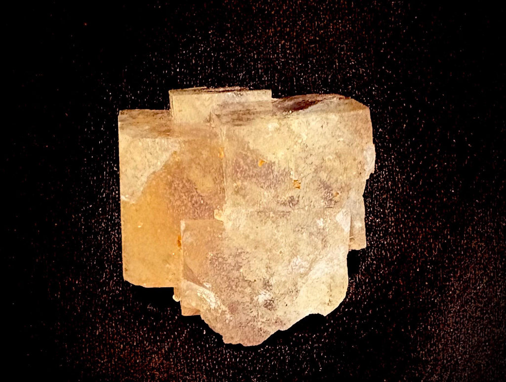 Honey Yellow Cubed Fluorite                         Xianghualing, Hunan Province, China