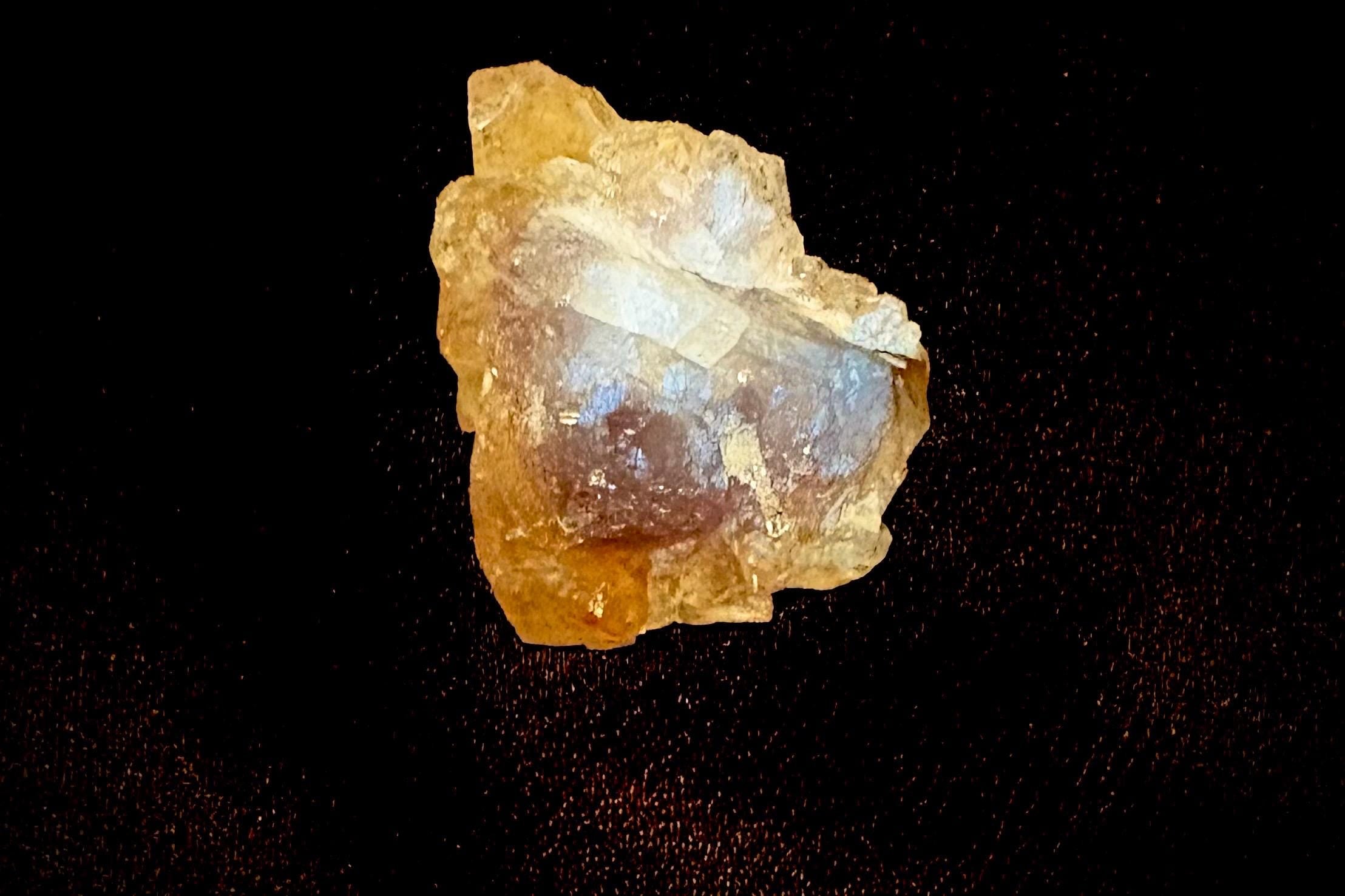 Honey Yellow Cubed Fluorite                         Xianghualing, Hunan Province, China