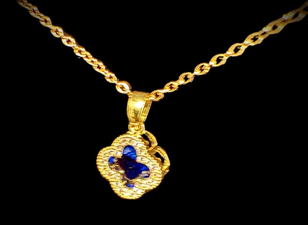 Serenity Clover Royal Blue Zircon