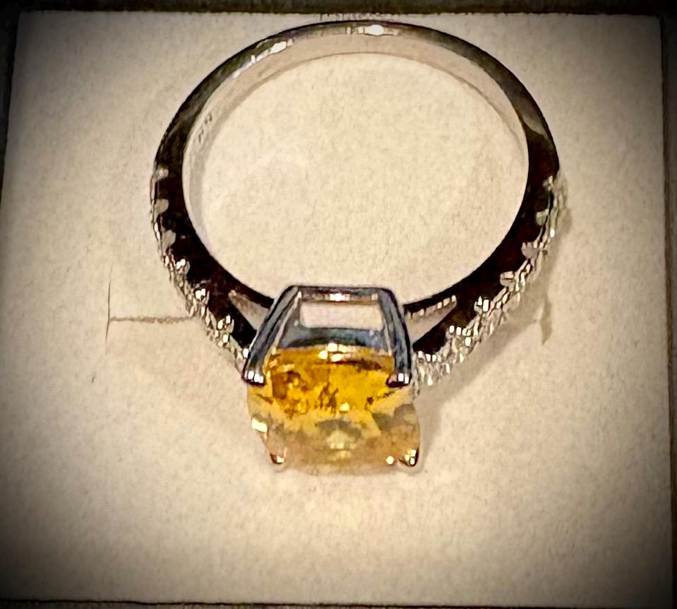 925 Silver Moissanite Ring