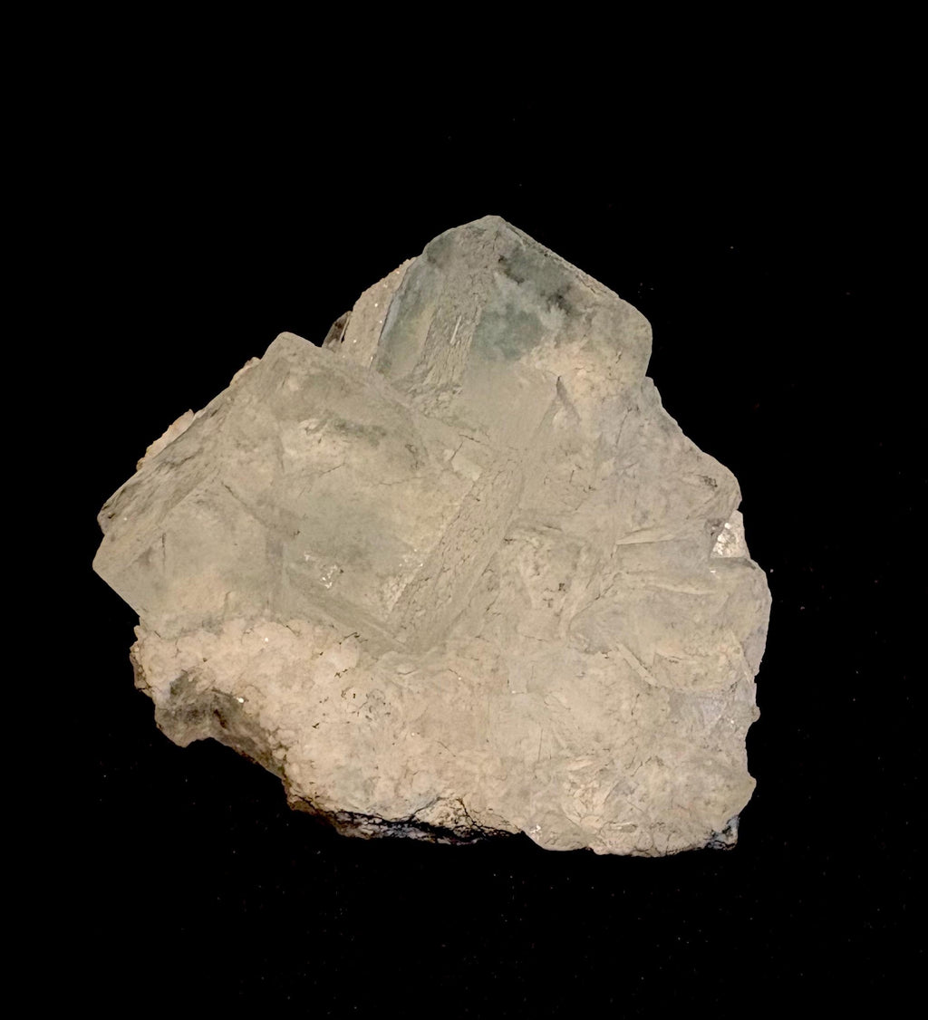 White Cubed Fluorite                         Xianghualing, Hunan Province, China