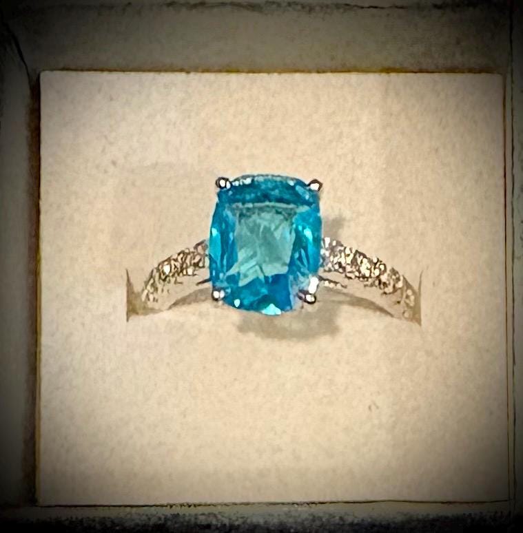 925 Silver Moissanite Ring