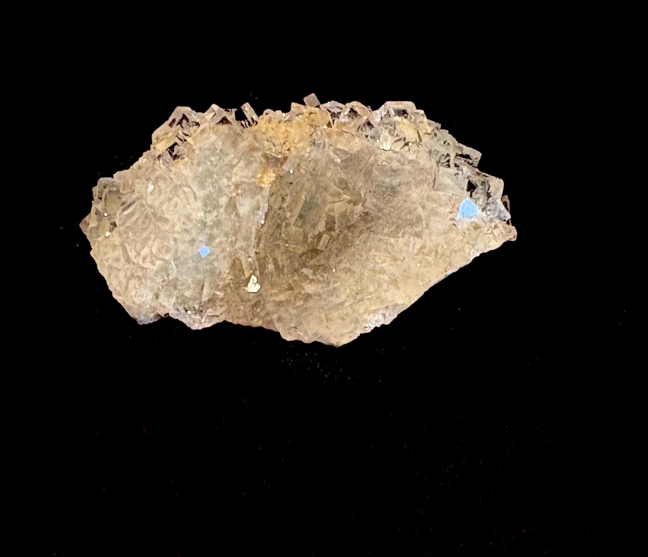 White Cubed Fluorite Cluster         Xianghualing, Hunan Province, China