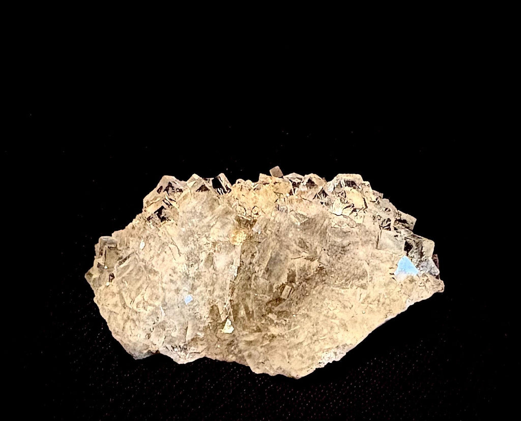 White Cubed Fluorite Cluster         Xianghualing, Hunan Province, China