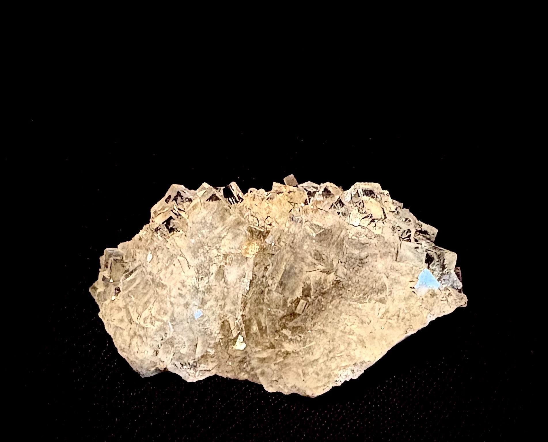 White Cubed Fluorite Cluster         Xianghualing, Hunan Province, China