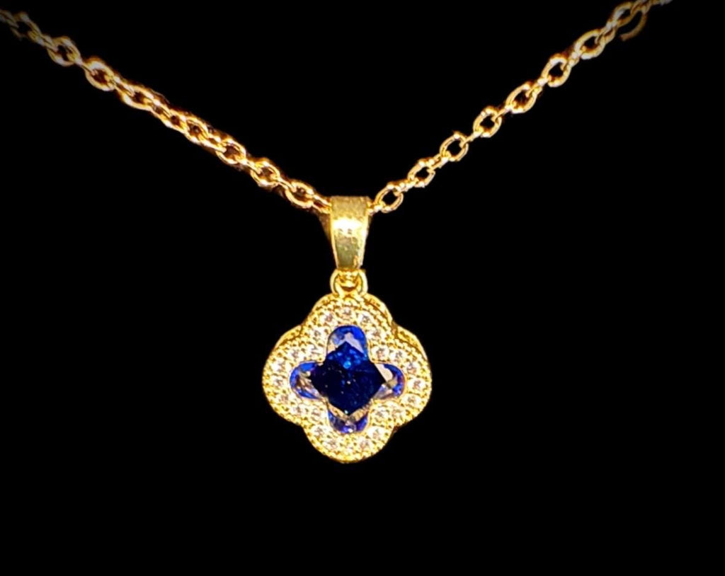 Serenity Clover Royal Blue Zircon