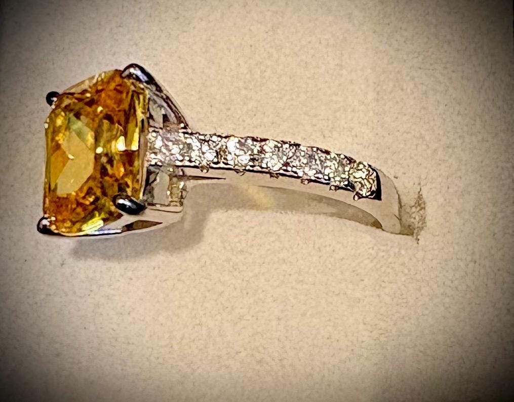 925 Silver Moissanite Ring